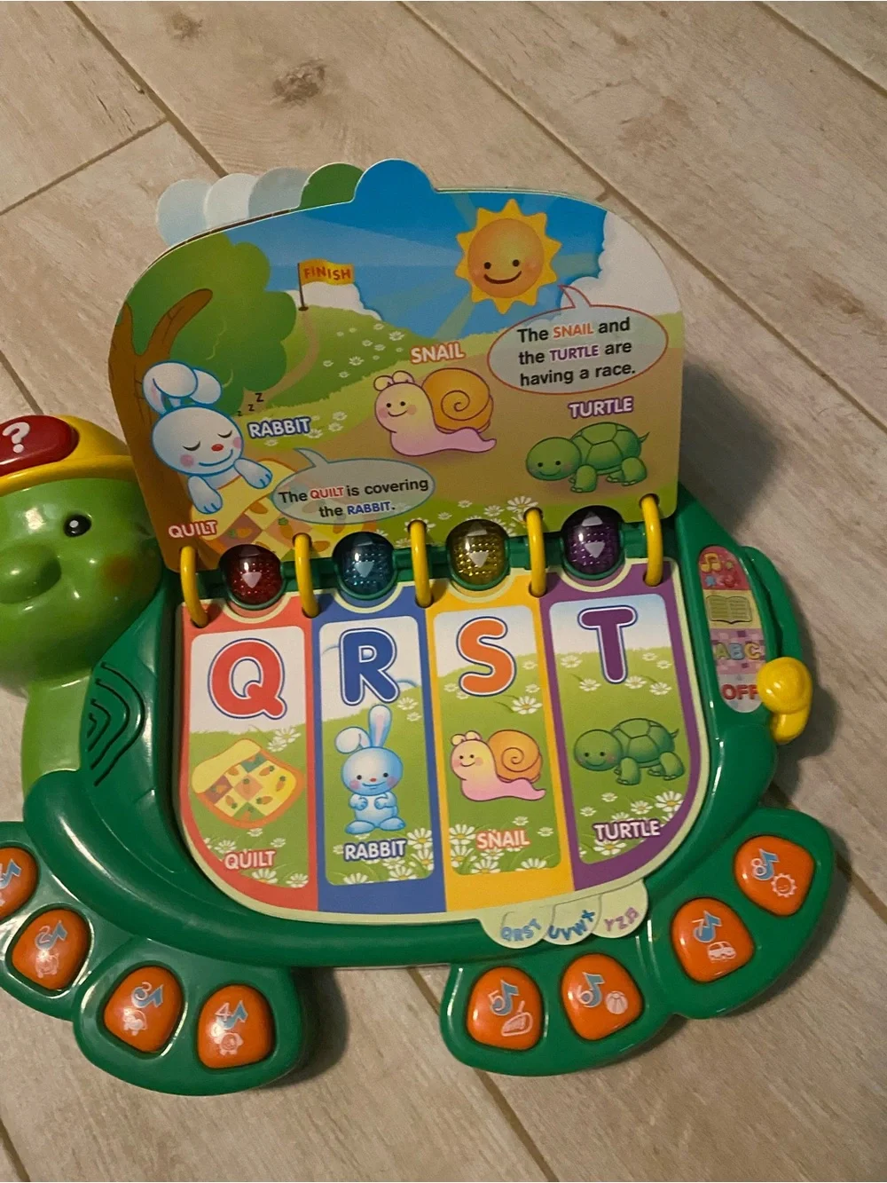 🌟 2/$15 VTech Touch & Teach Turtle - Green Interactive Learning Toy